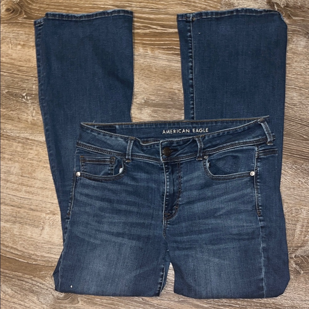 American Eagle Outfitters Women's Dark Blue bootcut